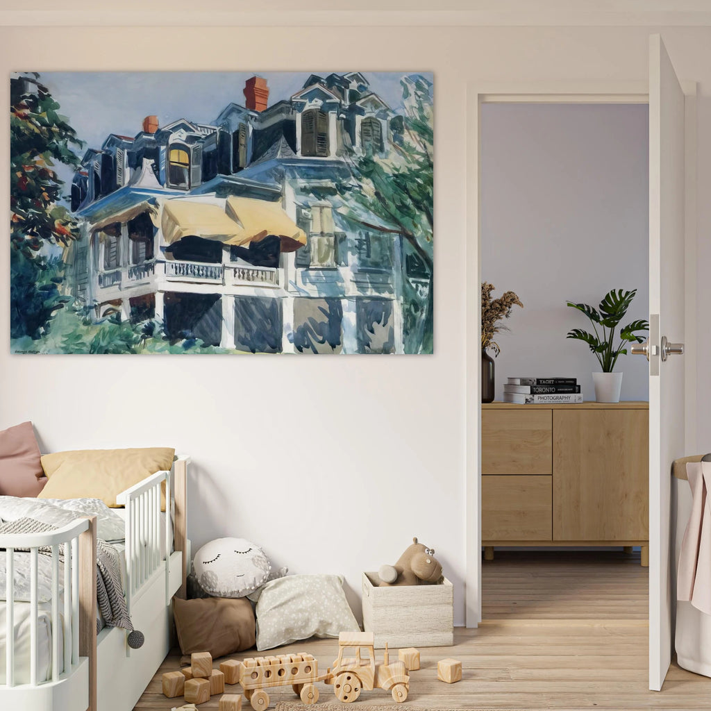 The Mansard Roof Poster | Edward Hopper Poster | Edward Hopper Print