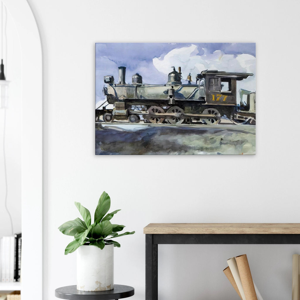 D. and R. G. Locomotive Canvas | Edward Hopper Canvas | Edward Hopper Print