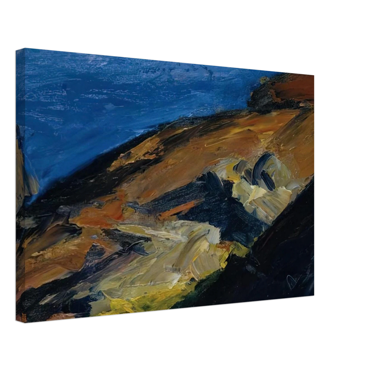 Rocks and Shore Canvas | Edward Hopper Canvas | Edward Hopper Print