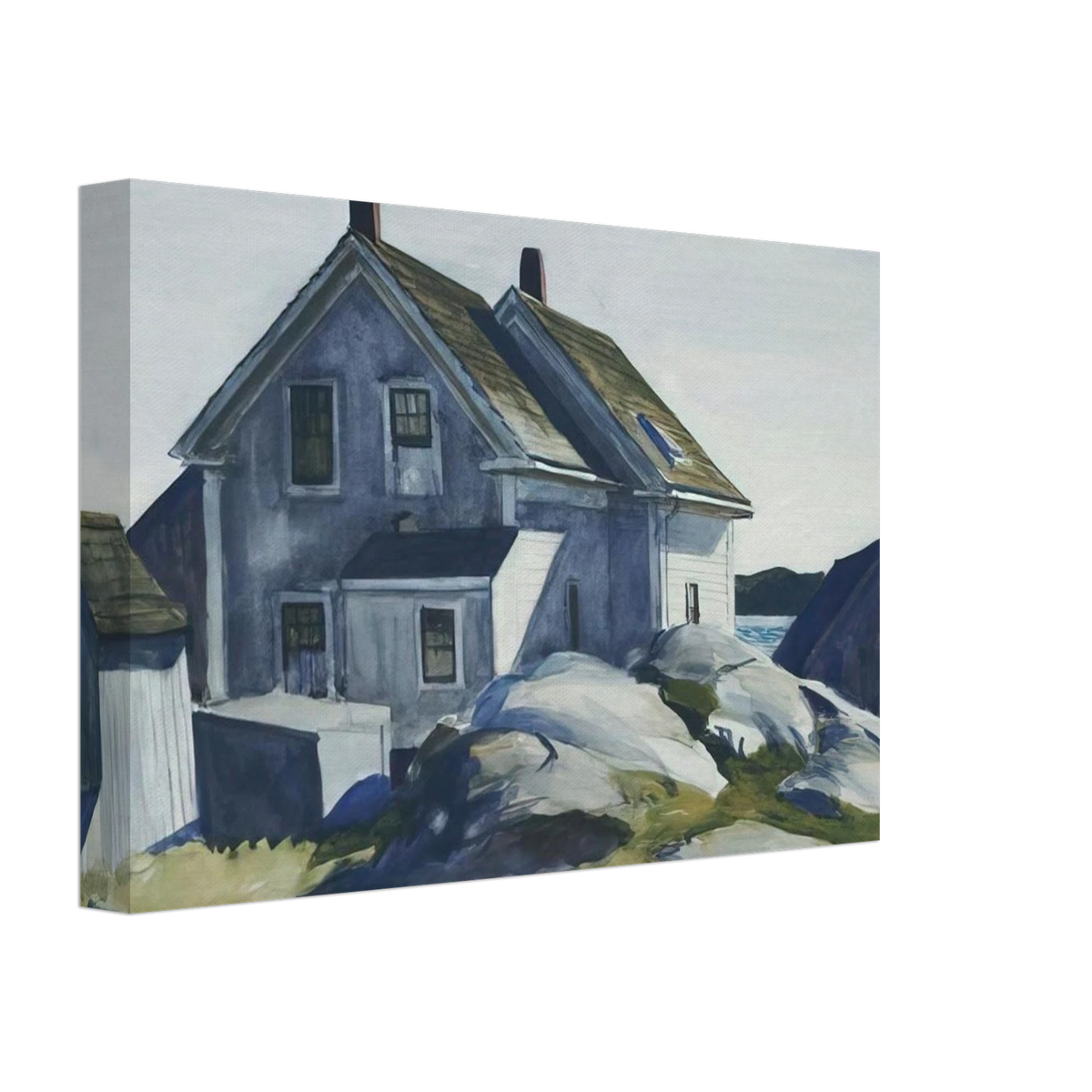 House at the Fort, Gloucester Canvas | Edward Hopper Canvas | Edward Hopper Print