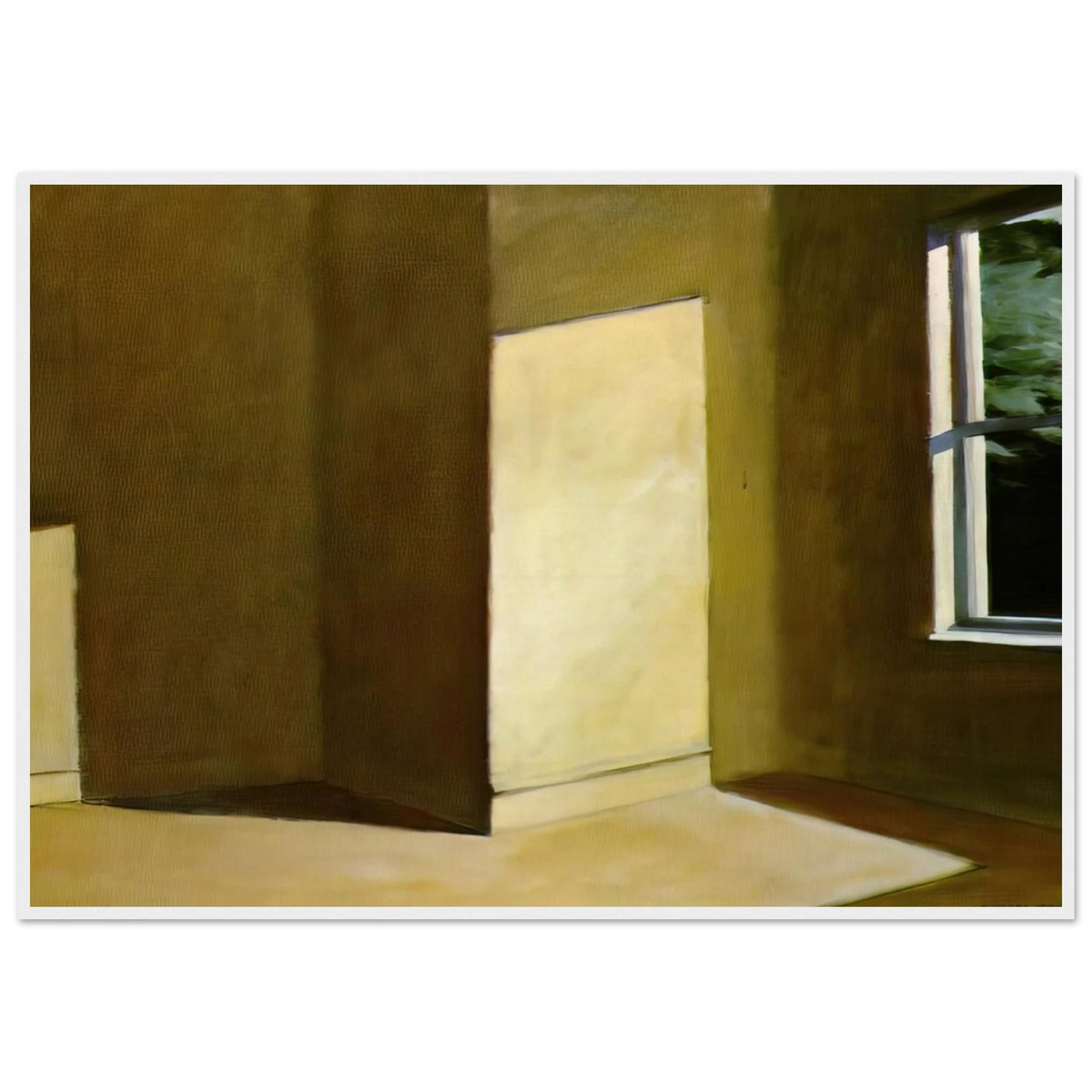 Sun in an Empty Room Framed Poster | Edward Hopper Framed Prints Wall Art | Edward Hopper Print