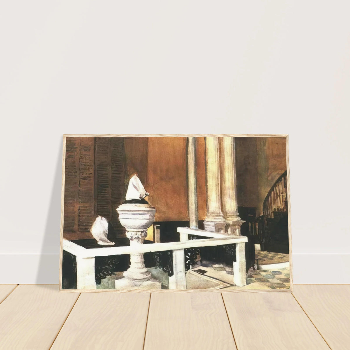 Baptistry of St. John s Framed Poster | Edward Hopper Framed Prints Wall Art | Edward Hopper Print