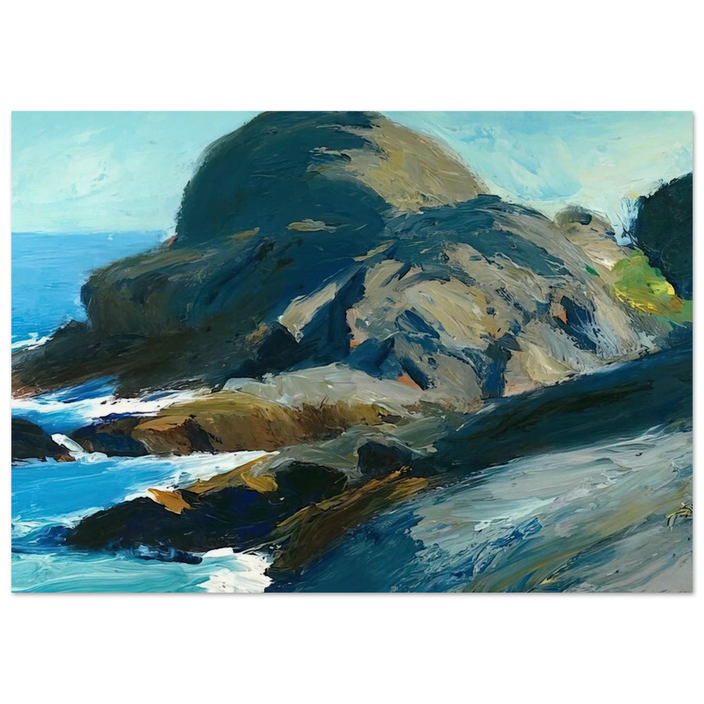 Rocky Shore Poster | Edward Hopper Poster | Edward Hopper Print