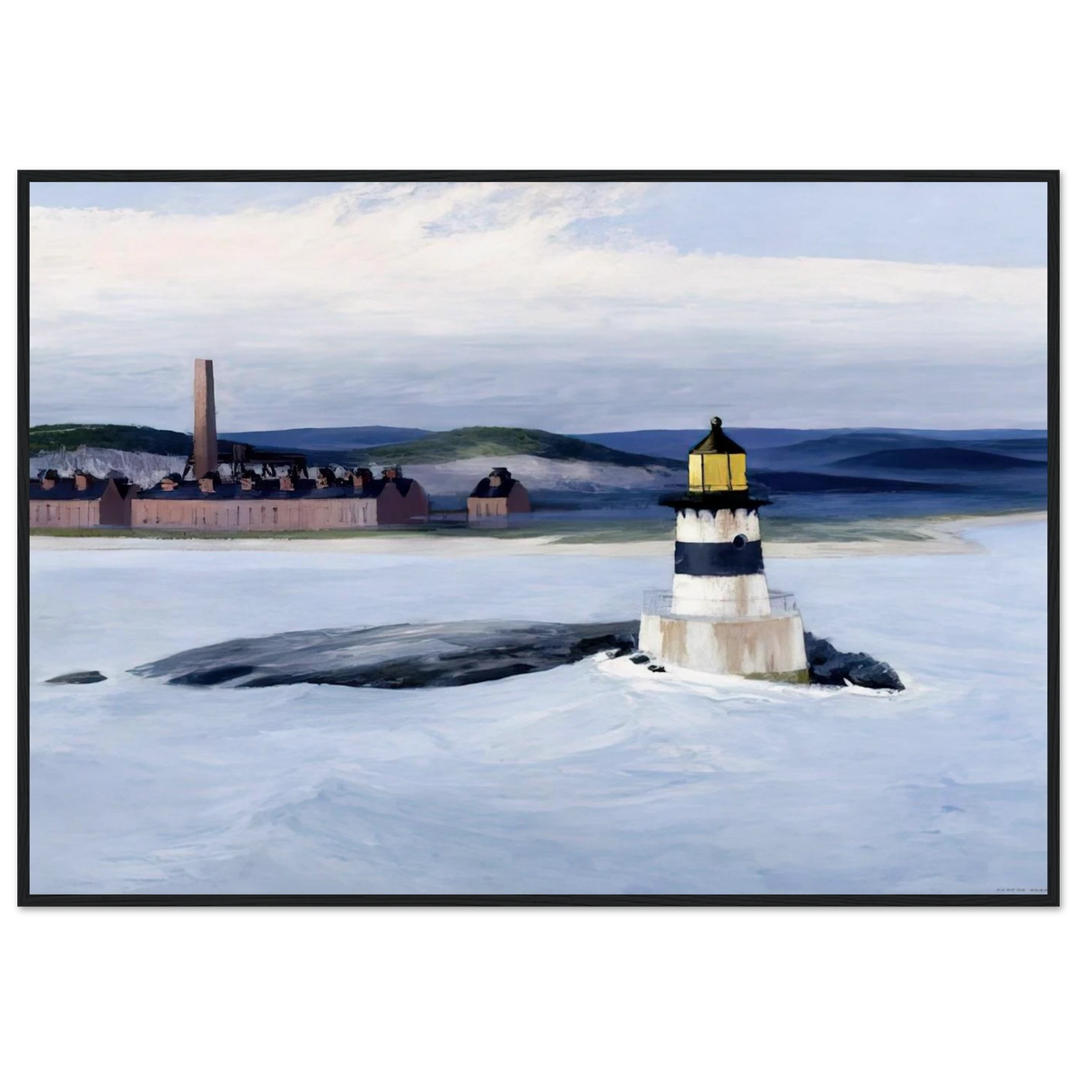 Five A.M. Framed Poster | Edward Hopper Framed Prints Wall Art | Edward Hopper Print