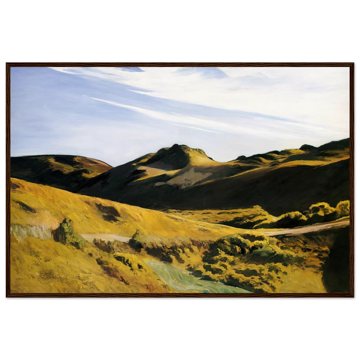 The Camel s Hump Framed Poster | Edward Hopper Framed Prints Wall Art | Edward Hopper Print