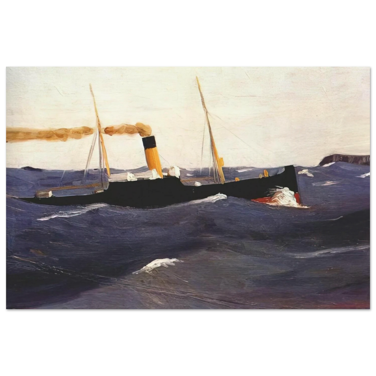 Tramp Steamer Poster | Edward Hopper Poster | Edward Hopper Print