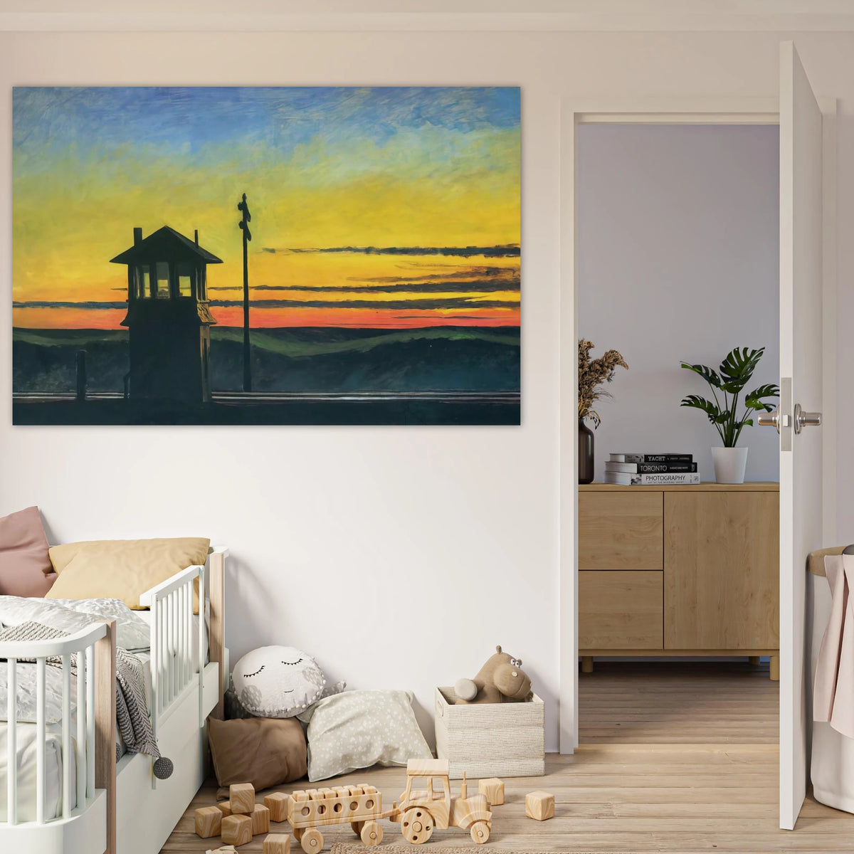 Railroad Sunset Poster | Edward Hopper Poster | Edward Hopper Print