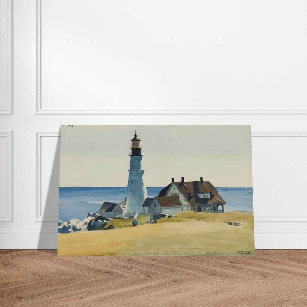 Lighthouse and Buildings, Portland Head, Cape Elizabeth, Maine Poster | Edward Hopper Poster | Edward Hopper Print