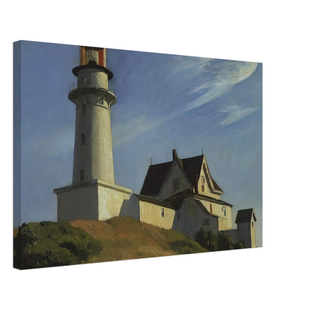Lighthouse at Two Lights Canvas | Edward Hopper Canvas | Edward Hopper Print