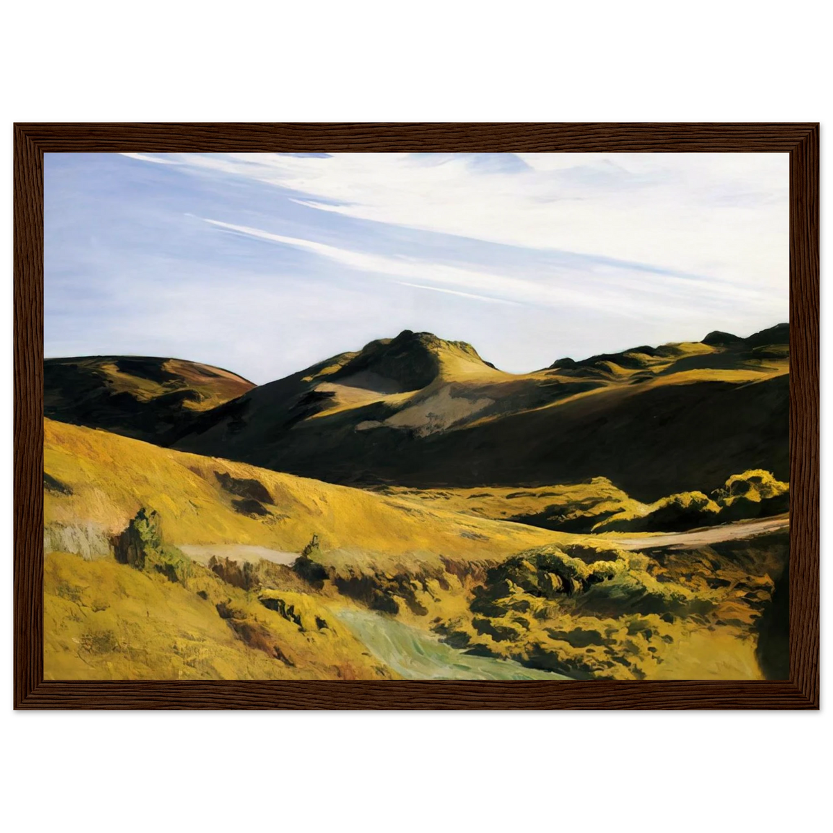 The Camel s Hump Framed Poster | Edward Hopper Framed Prints Wall Art | Edward Hopper Print