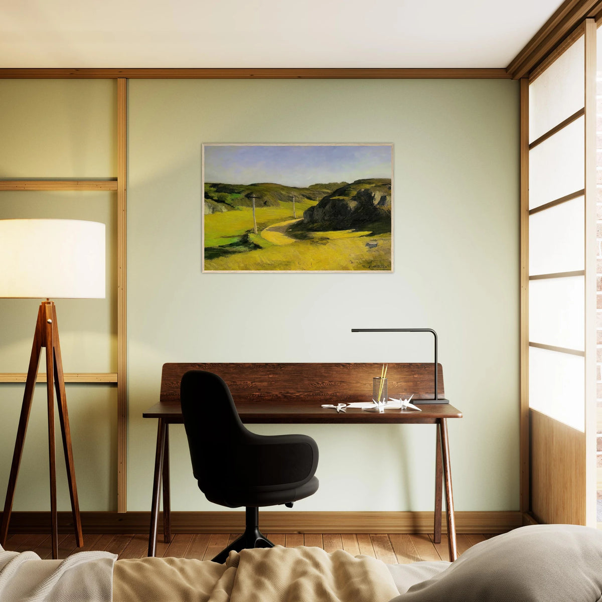 Road in Maine Framed Poster | Edward Hopper Framed Prints Wall Art | Edward Hopper Print
