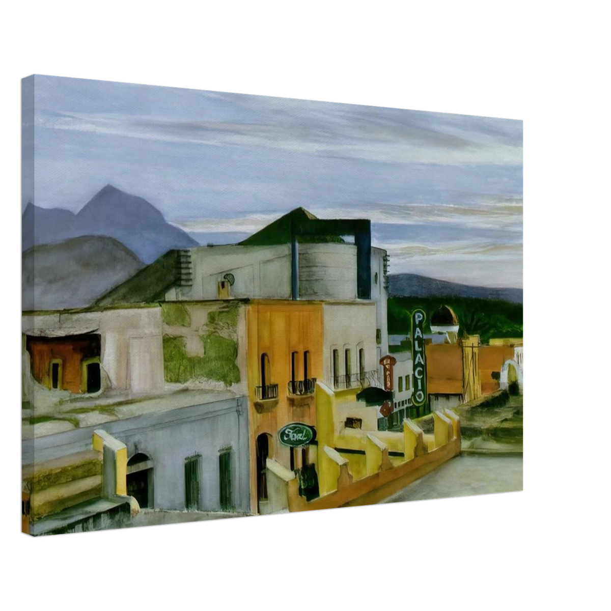El Palacio Canvas | Edward Hopper Canvas | Edward Hopper Print