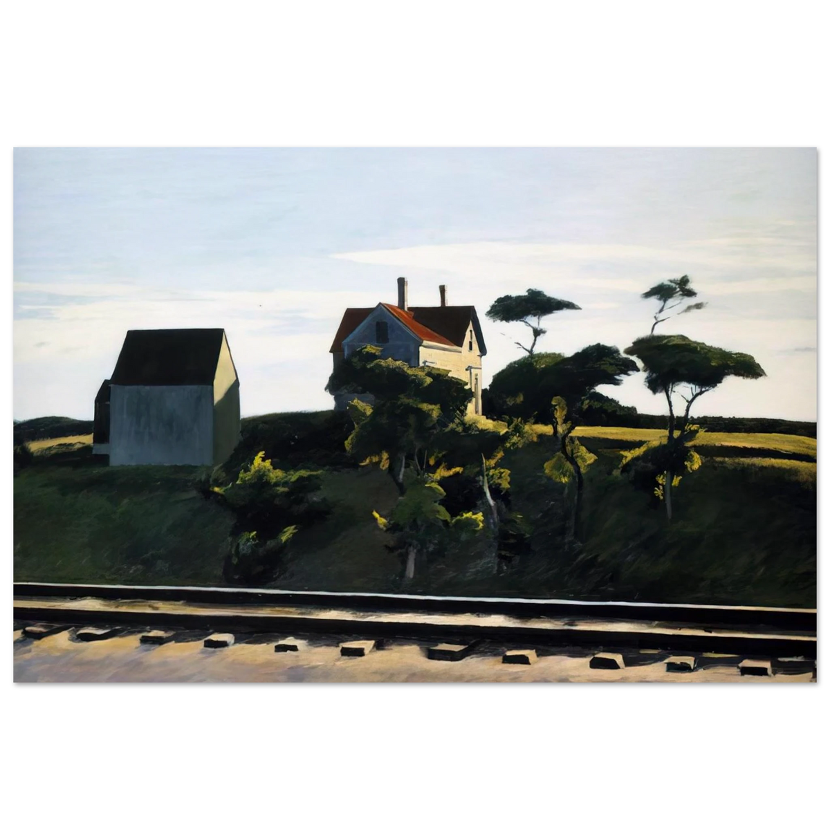 New York, New Haven and Hartford Poster | Edward Hopper Poster | Edward Hopper Print