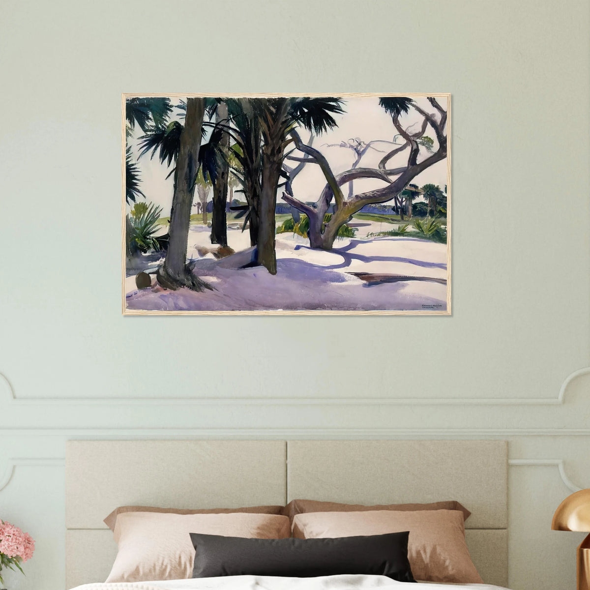 Folly Beach, Charleston, South Carolina Framed Poster | Edward Hopper Framed Prints Wall Art | Edward Hopper Print