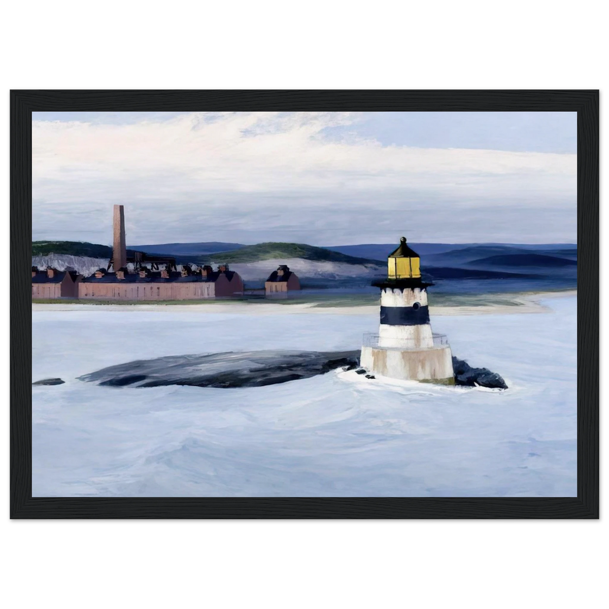 Five A.M. Framed Poster | Edward Hopper Framed Prints Wall Art | Edward Hopper Print