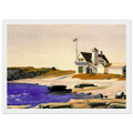 Coast Guard Station, Two Lights, Maine Framed Poster | Edward Hopper Framed Prints Wall Art | Edward Hopper Print