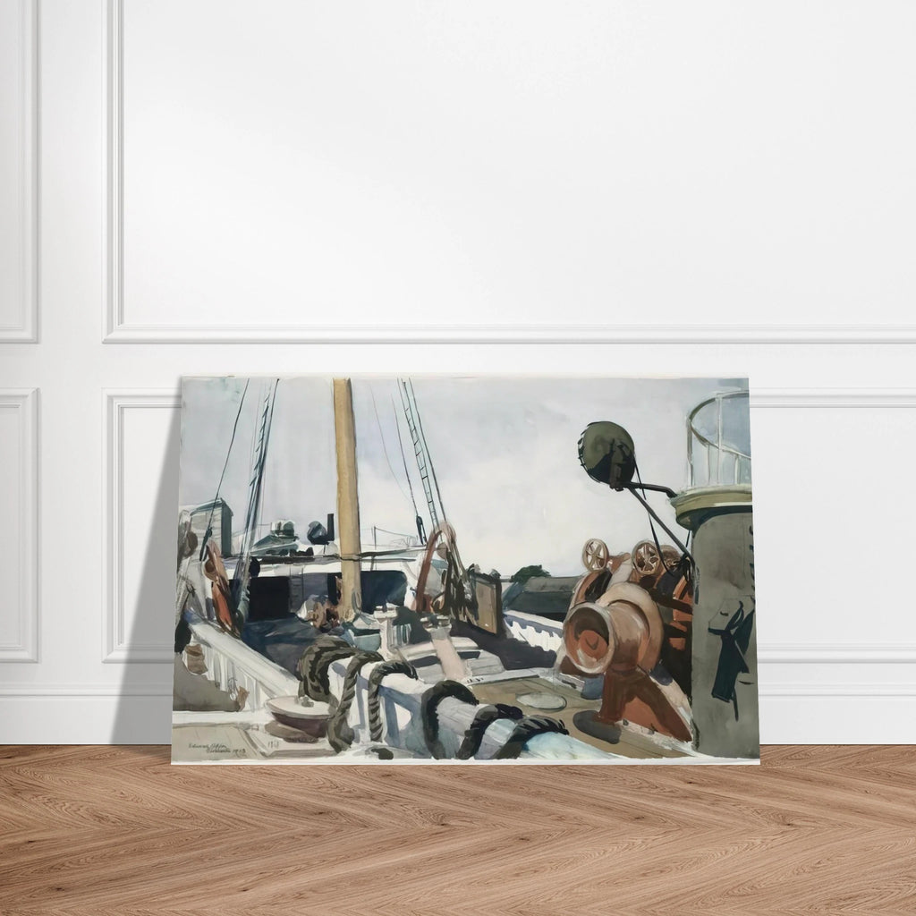 Deck of a Beam Trawler, Gloucester Poster | Edward Hopper Poster | Edward Hopper Print