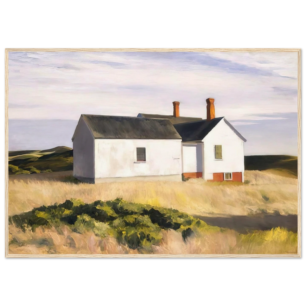 Ryders House Framed Poster | Edward Hopper Framed Prints Wall Art | Edward Hopper Print