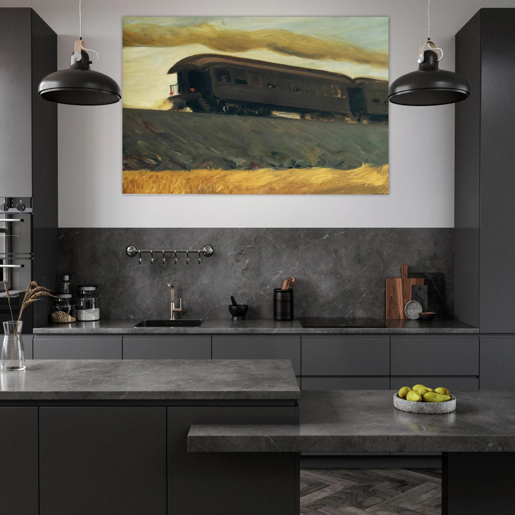 Railroad Train Poster | Edward Hopper Poster | Edward Hopper Print