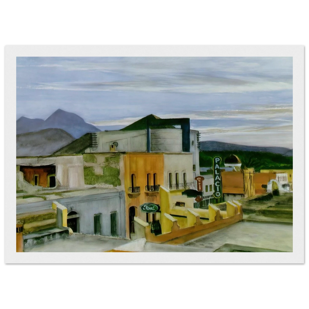 El Palacio Framed Poster | Edward Hopper Framed Prints Wall Art | Edward Hopper Print