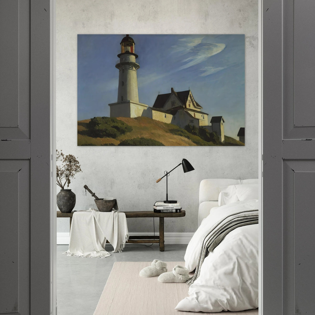 Lighthouse at Two Lights Poster | Edward Hopper Poster | Edward Hopper Print