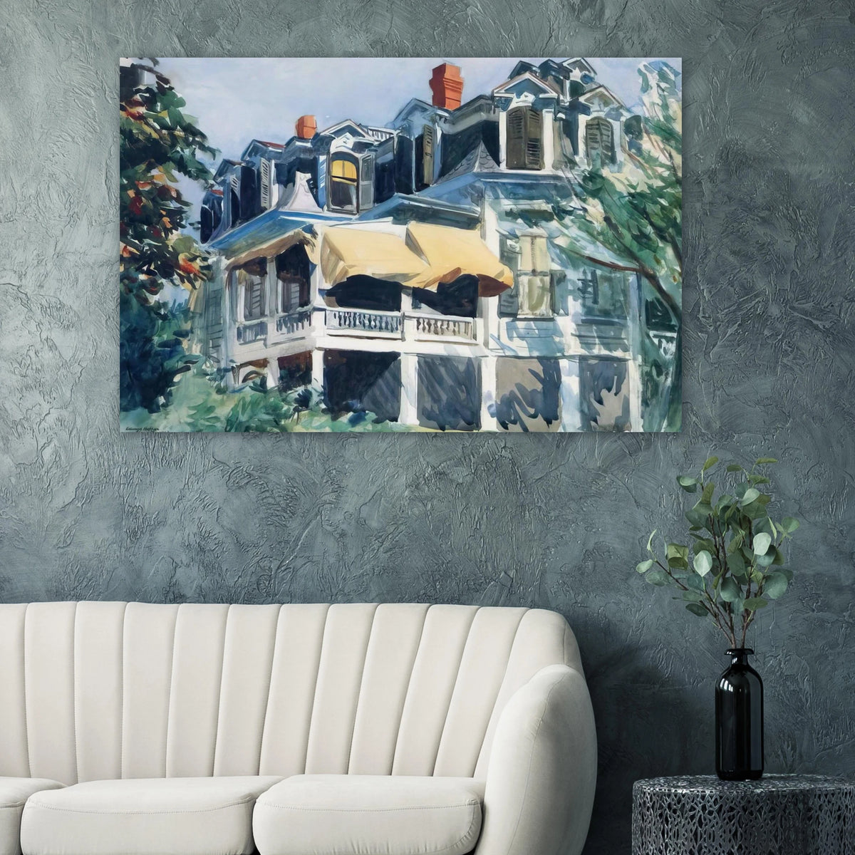 The Mansard Roof Poster | Edward Hopper Poster | Edward Hopper Print