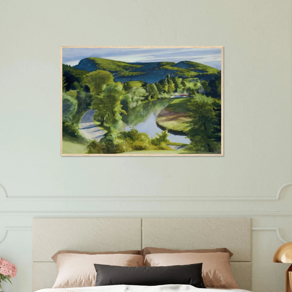 First Branch of the White River, Vermont Framed Poster | Edward Hopper Framed Prints Wall Art | Edward Hopper Print