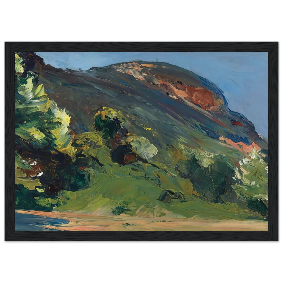 Bluff Framed Poster | Edward Hopper Framed Prints Wall Art | Edward Hopper Print