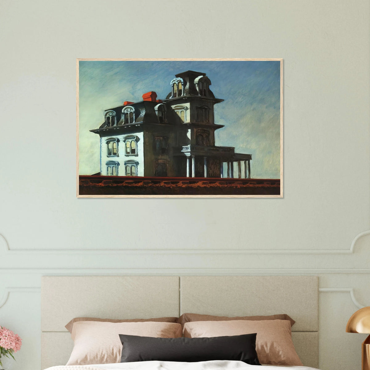 House by the Railroad Framed Poster | Edward Hopper Framed Prints Wall Art | Edward Hopper Print