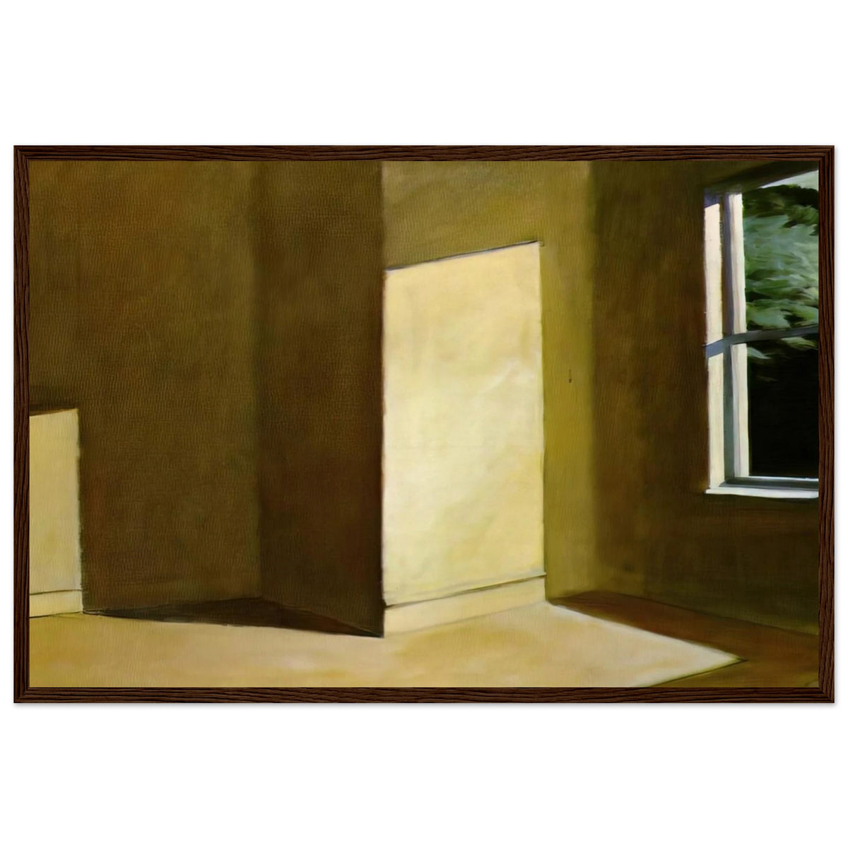 Sun in an Empty Room Framed Poster | Edward Hopper Framed Prints Wall Art | Edward Hopper Print