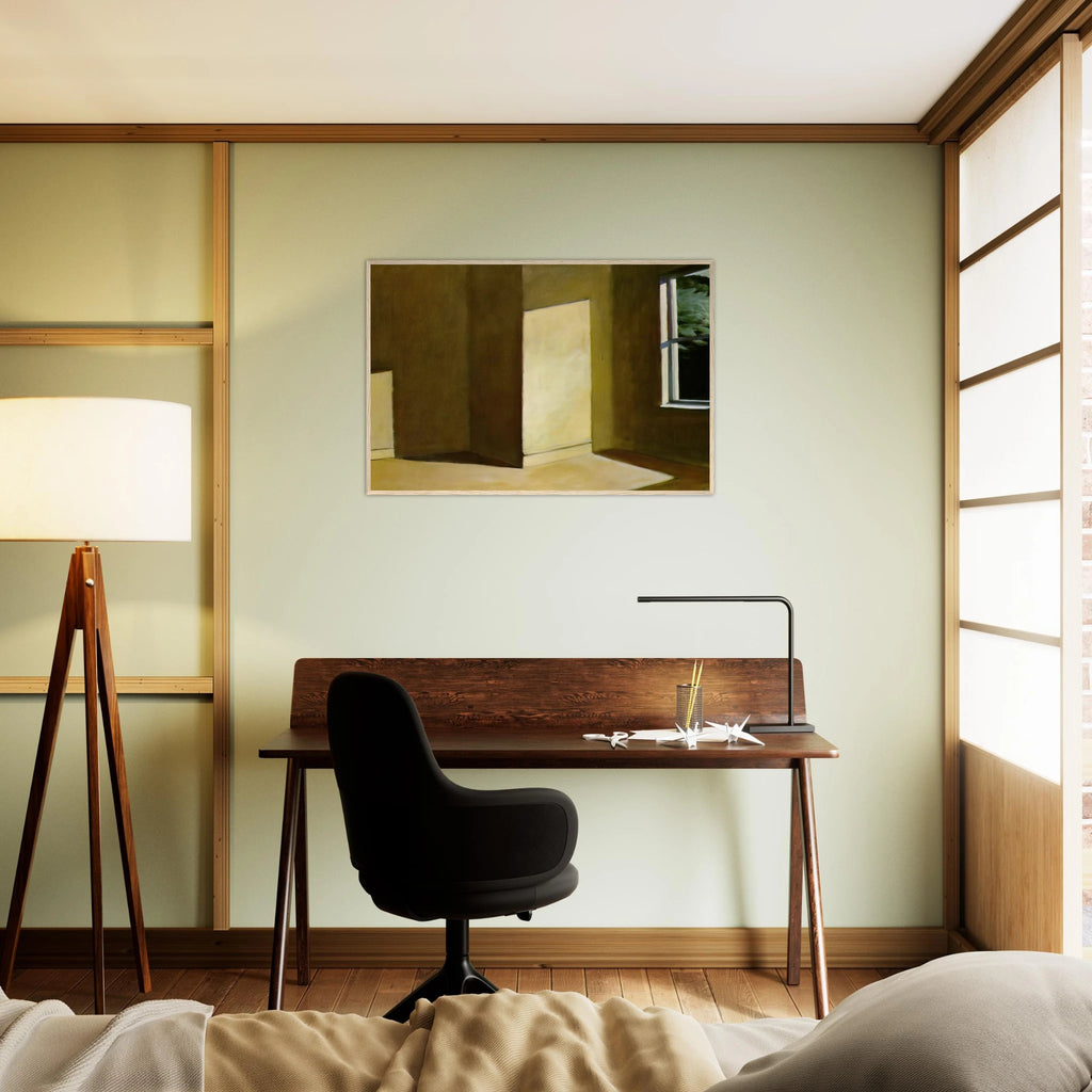 Sun in an Empty Room Framed Poster | Edward Hopper Framed Prints Wall Art | Edward Hopper Print