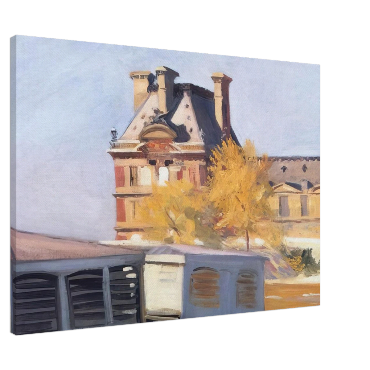 Le Pavillon de Flore Canvas | Edward Hopper Canvas | Edward Hopper Print