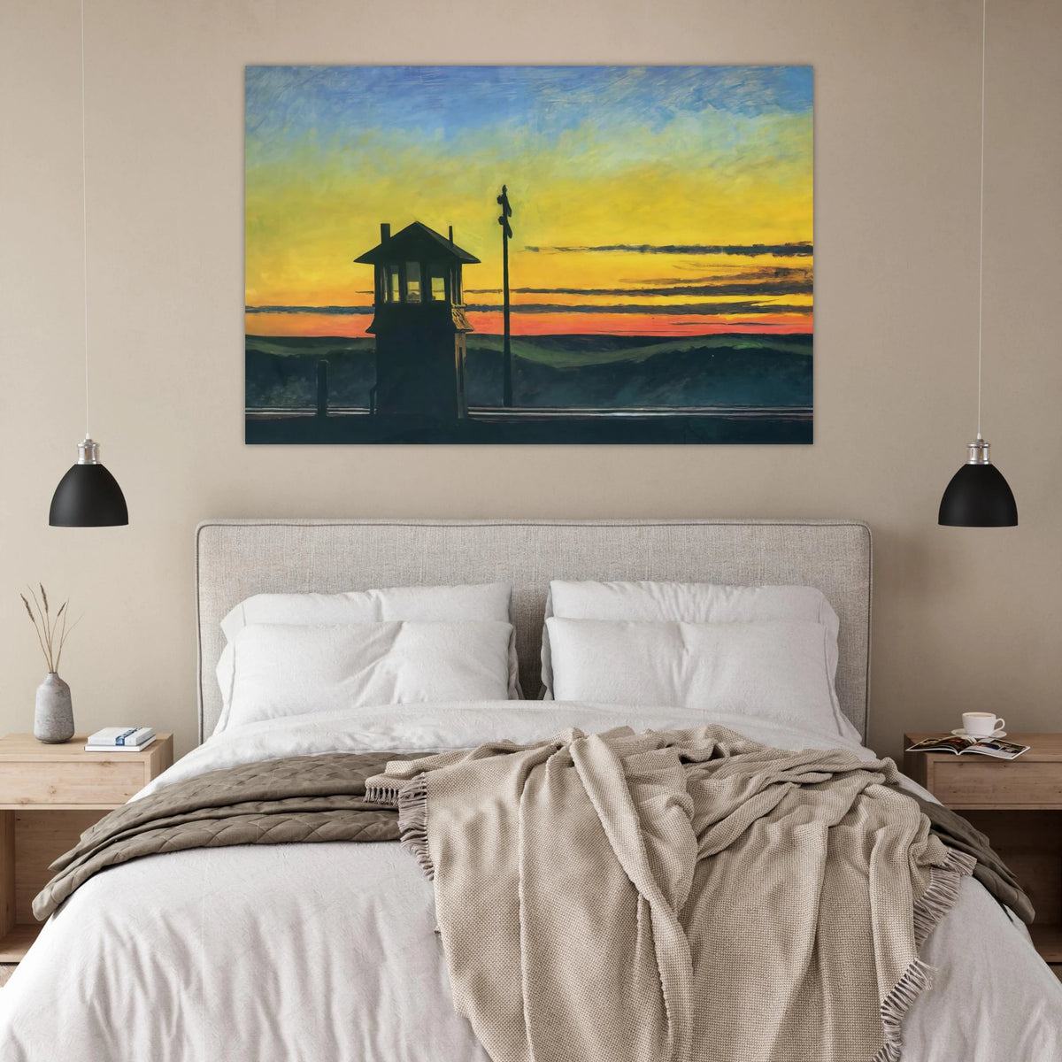 Railroad Sunset Poster | Edward Hopper Poster | Edward Hopper Print