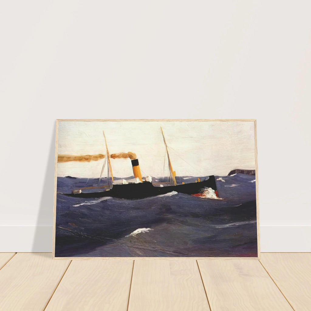 Tramp Steamer Framed Poster | Edward Hopper Framed Prints Wall Art | Edward Hopper Print