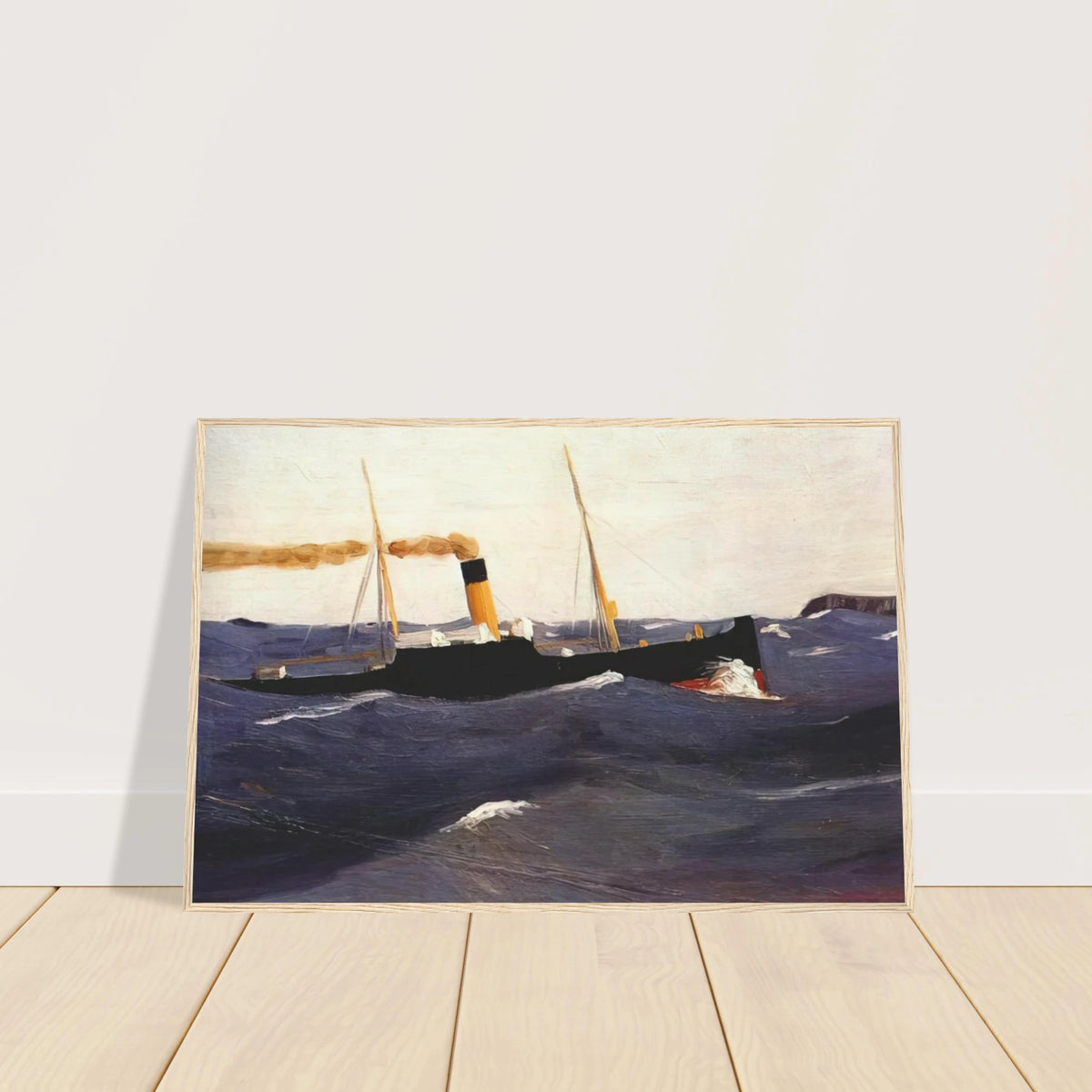 Tramp Steamer Framed Poster | Edward Hopper Framed Prints Wall Art | Edward Hopper Print
