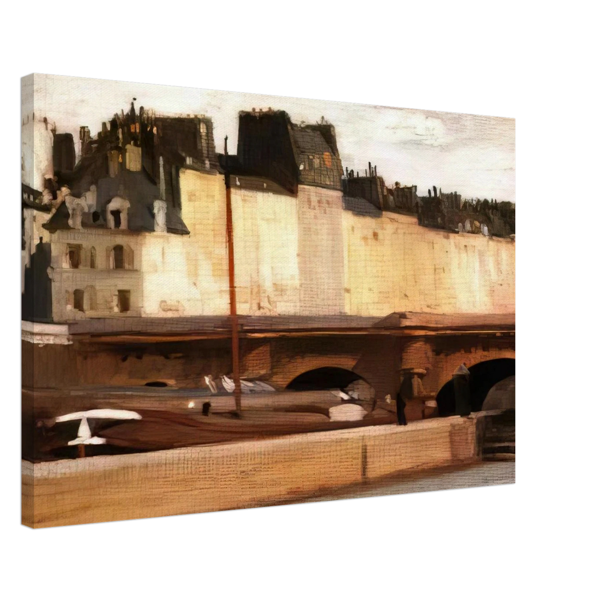 Écluse de la Monnaie Canvas | Edward Hopper Canvas | Edward Hopper Print