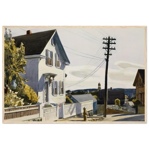 Adam s House Framed Poster | Edward Hopper Framed Prints Wall Art | Edward Hopper Print