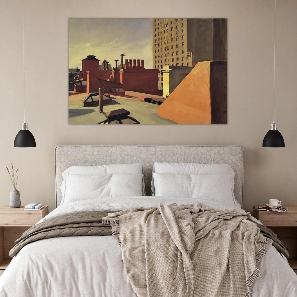 City Roofs Poster | Edward Hopper Poster | Edward Hopper Print