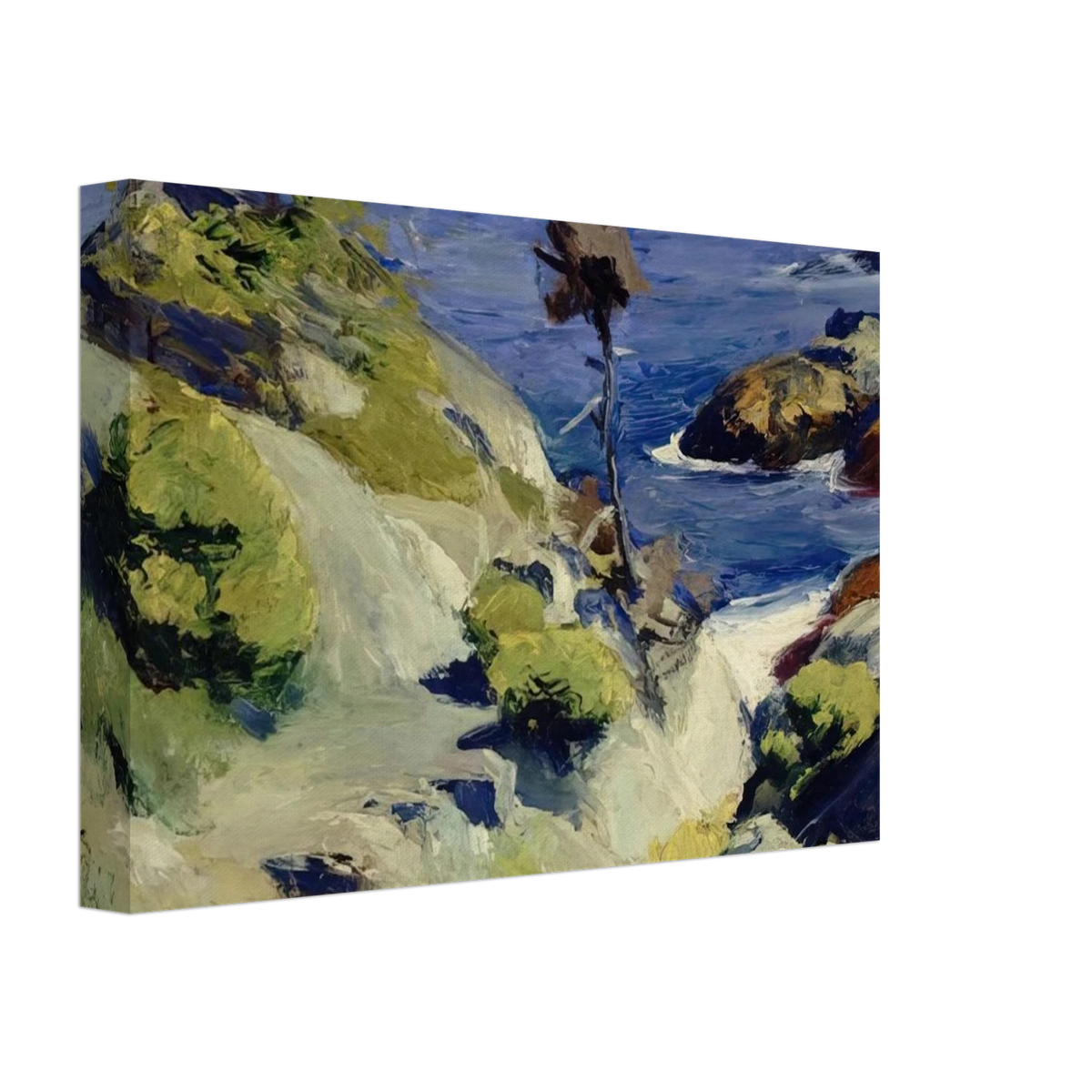 Monhegan Landscape Canvas | Edward Hopper Canvas | Edward Hopper Print