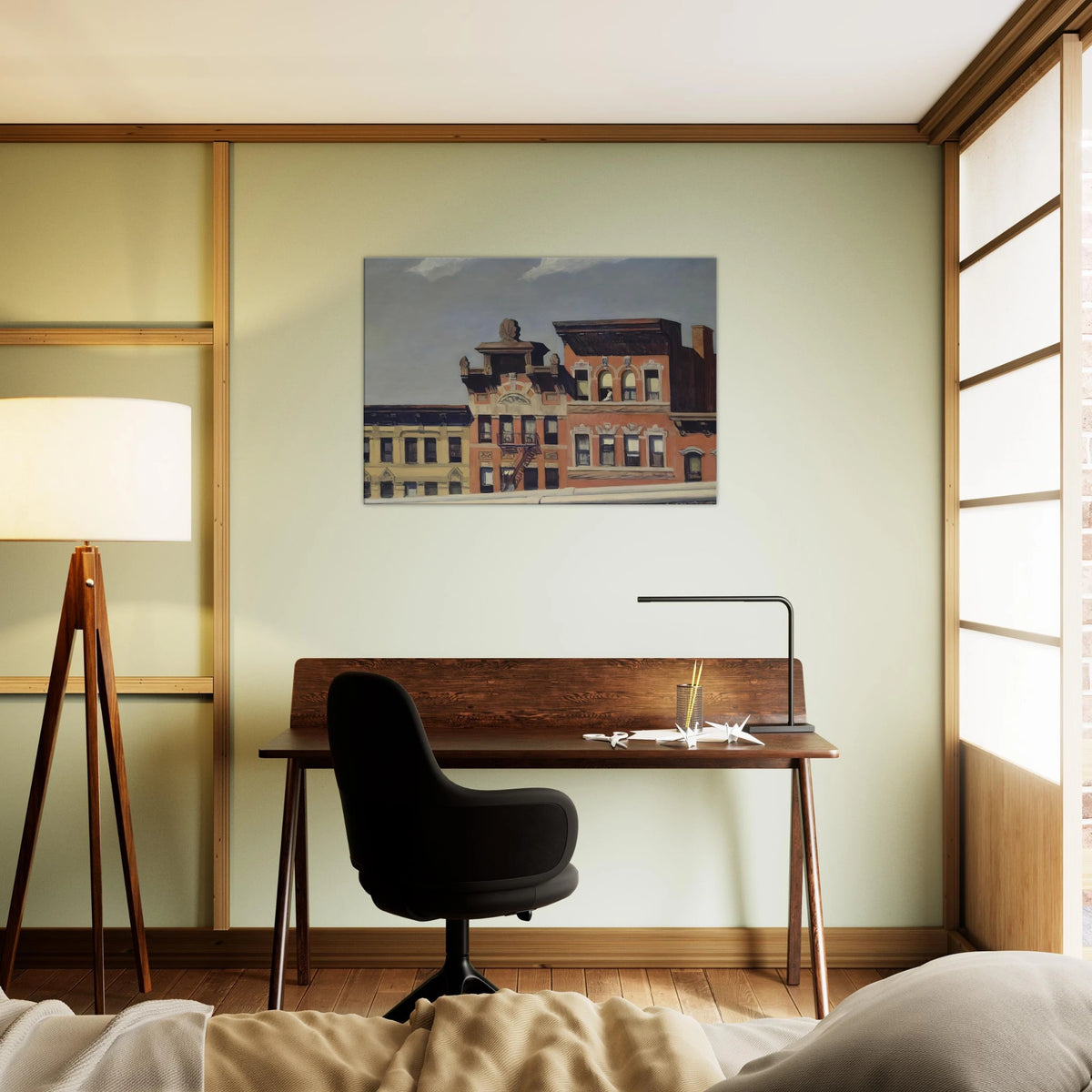 From Williamsburg Bridge Canvas | Edward Hopper Canvas | Edward Hopper Print