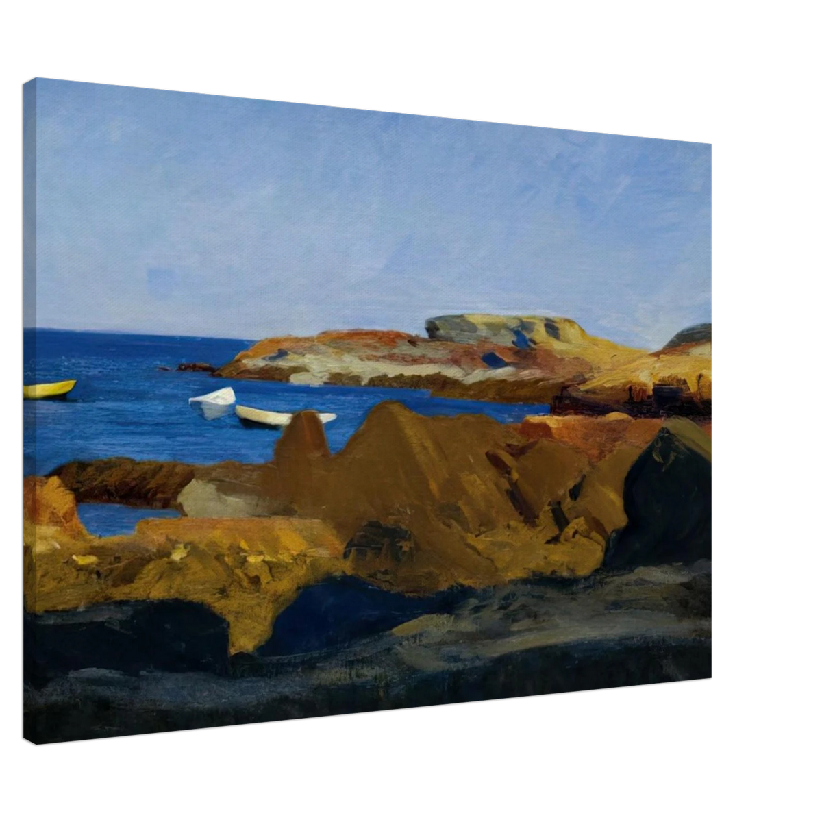 Cove at Ogunquit Canvas | Edward Hopper Canvas | Edward Hopper Print