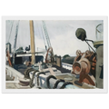 Deck of a Beam Trawler, Gloucester Framed Poster | Edward Hopper Framed Prints Wall Art | Edward Hopper Print