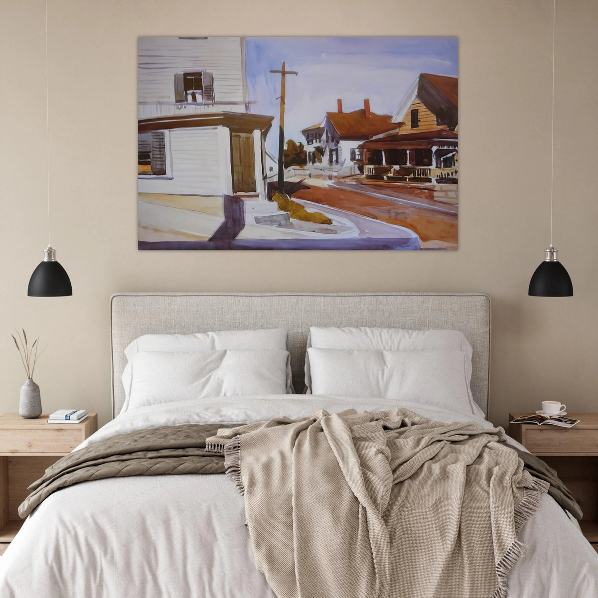 Street Corner Poster | Edward Hopper Poster | Edward Hopper Print