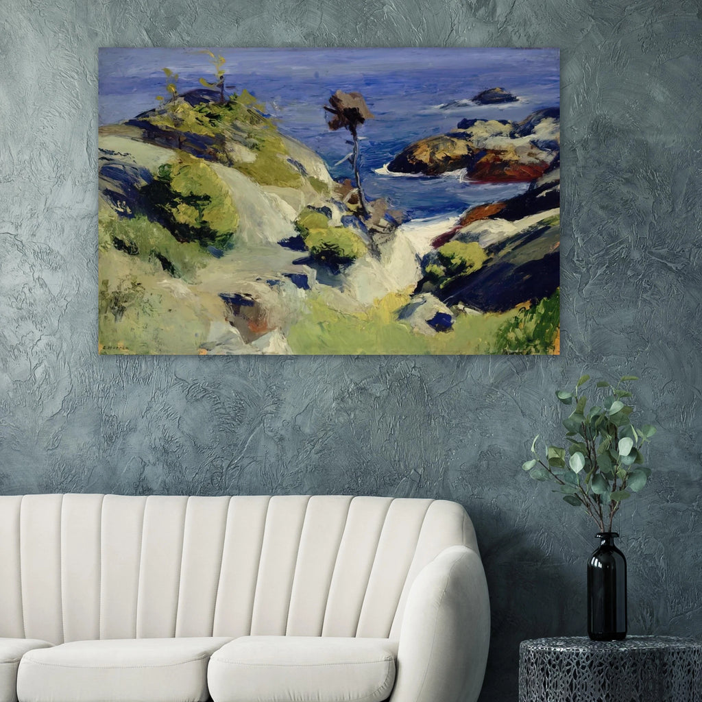 Monhegan Landscape Poster | Edward Hopper Poster | Edward Hopper Print