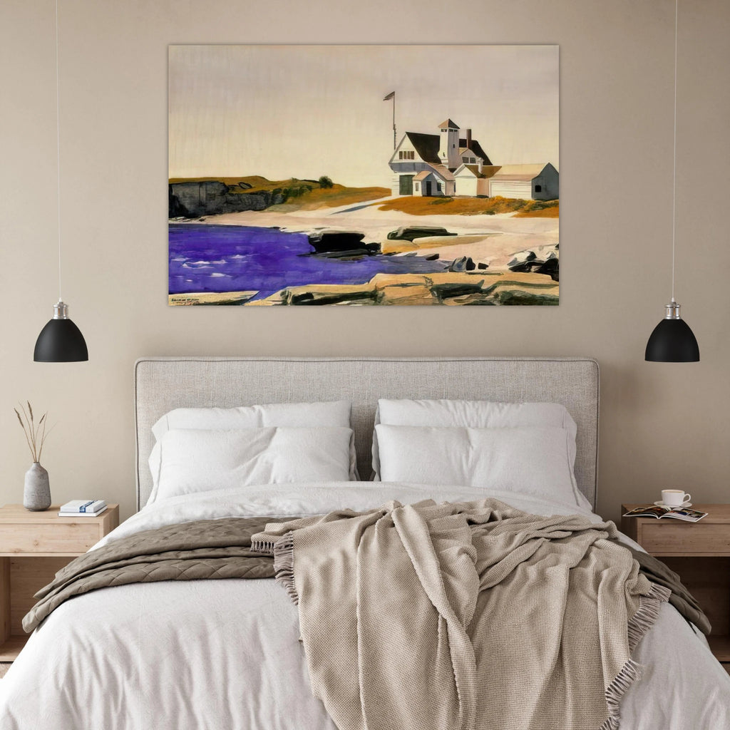 Coast Guard Station, Two Lights, Maine Poster | Edward Hopper Poster | Edward Hopper Print