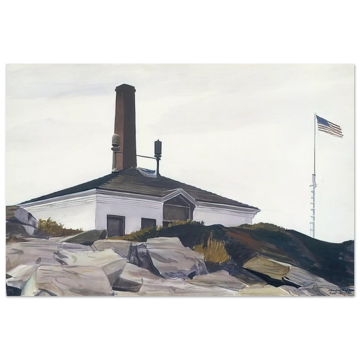 House of the Foghorn, I Poster | Edward Hopper Poster | Edward Hopper Print