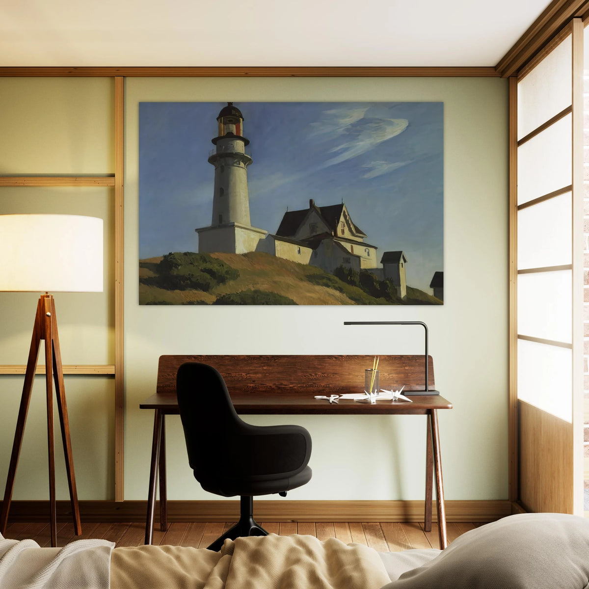 Lighthouse at Two Lights Poster | Edward Hopper Poster | Edward Hopper Print