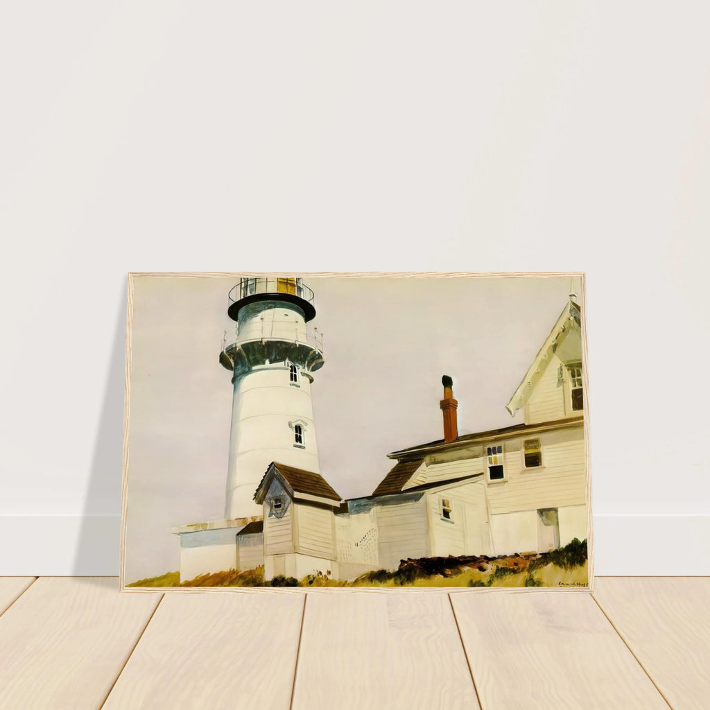 Light at Two lights Framed Poster | Edward Hopper Framed Prints Wall Art | Edward Hopper Print