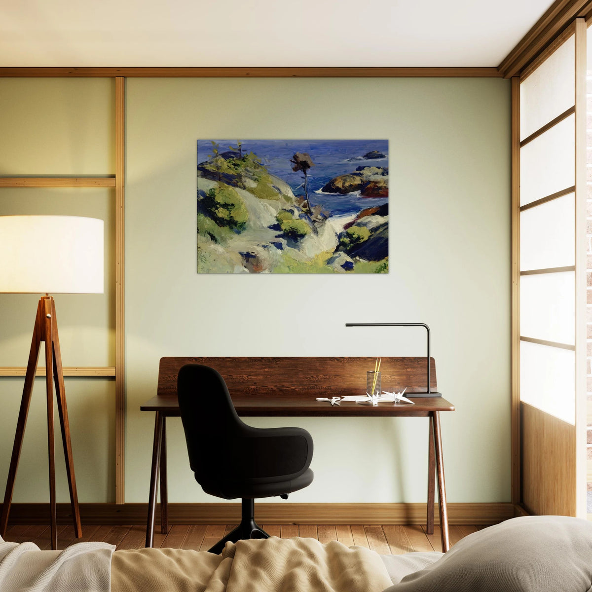 Monhegan Landscape Canvas | Edward Hopper Canvas | Edward Hopper Print