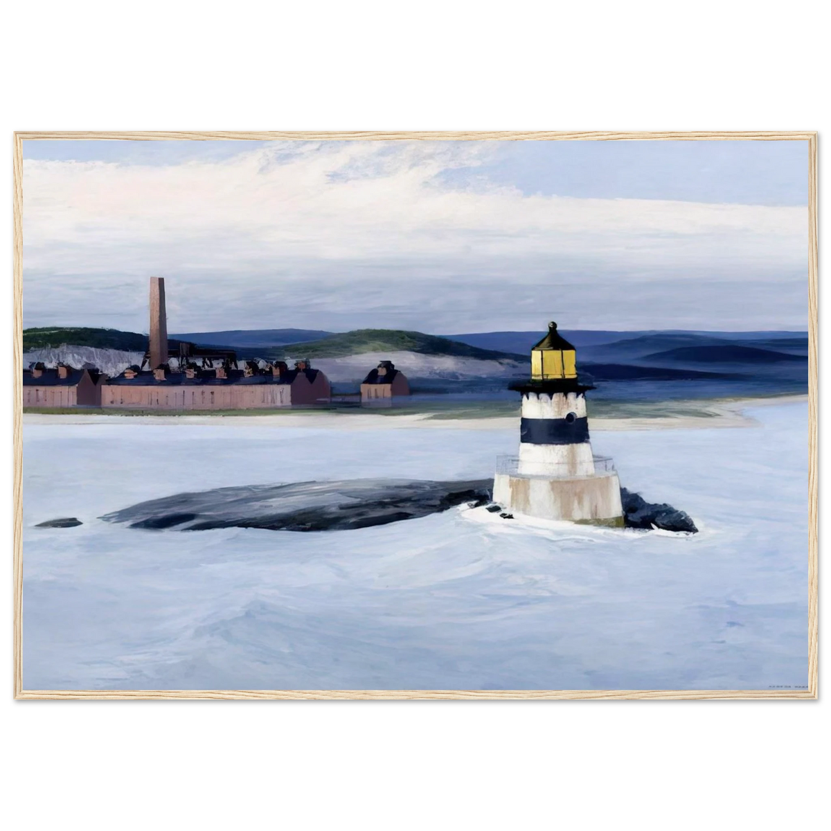 Five A.M. Framed Poster | Edward Hopper Framed Prints Wall Art | Edward Hopper Print